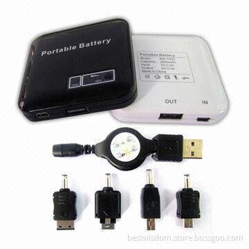 Power Banks for Mobile Phones with Four Blue LED Lights Capacity Indicator